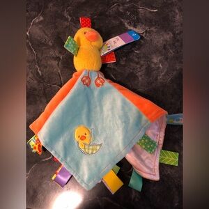 Taggies dipsy duck plush security blanket